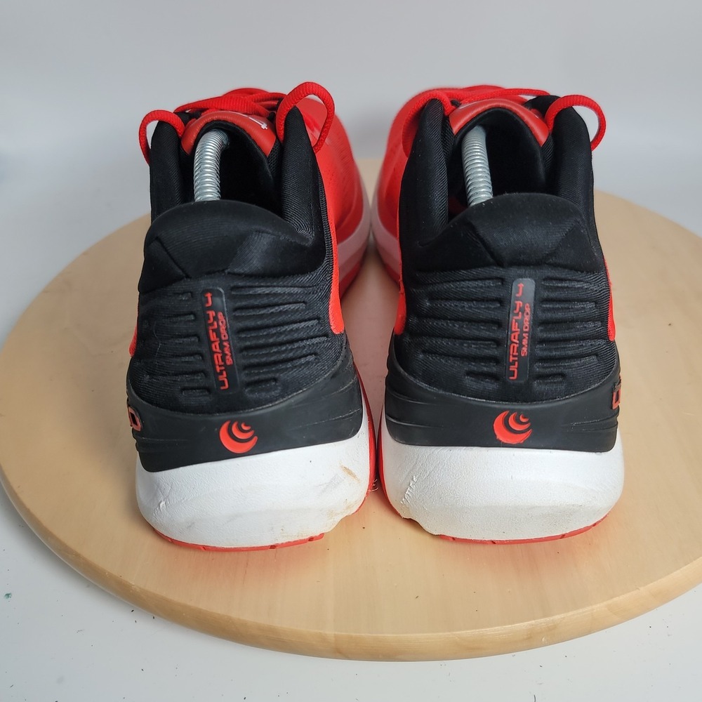 Topo Athletic Ultrafly 4 Shoes Mens Size 11.5 Red Running Athletic Sneakers - Picture 4 of 10